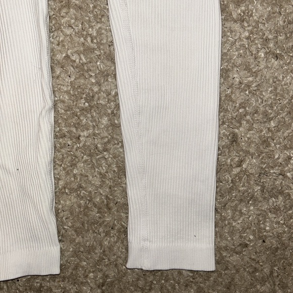 ENV Ice White Ribbed Leggings - Picture 4 of 5
